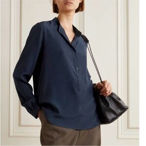 Stella McCartney Eva Silk Crepe De Chine Blouse Top 38 / 4